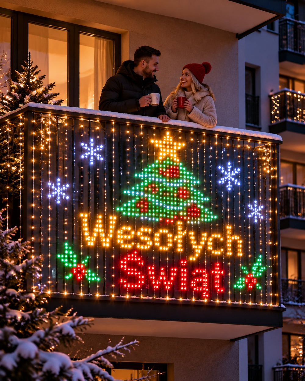 Święta widoczne z całego osiedla